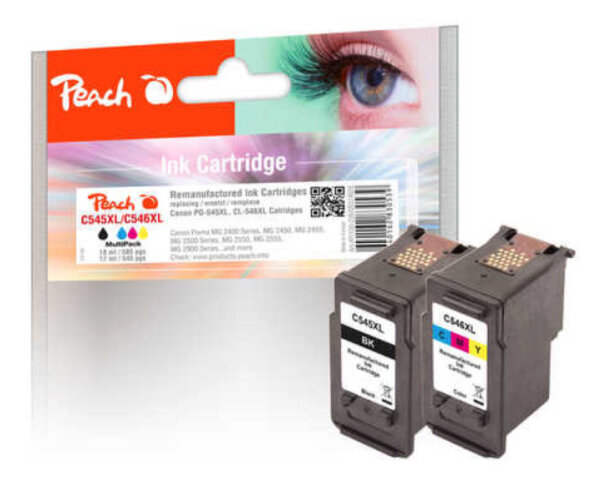 Peach Patrone Canon PG-545XLBK       MultiPack     REM,KOM
