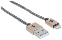 Manhattan Lightning/USB-A 1m