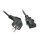Lindy 30337 Stromkabel Schwarz 5 m CEE7/7 C13-Koppler