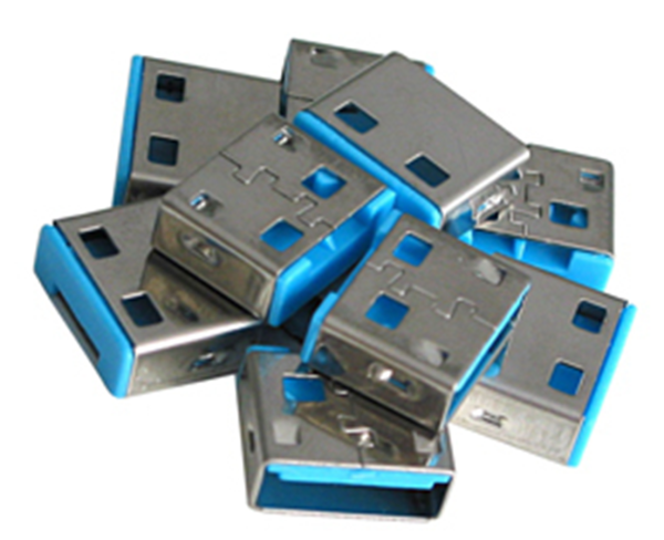 Lindy 40462 Schnittstellenblockierung USB Typ-A Blau Acrylnitril-Butadien-Styrol (ABS) 10 Stück(e)
