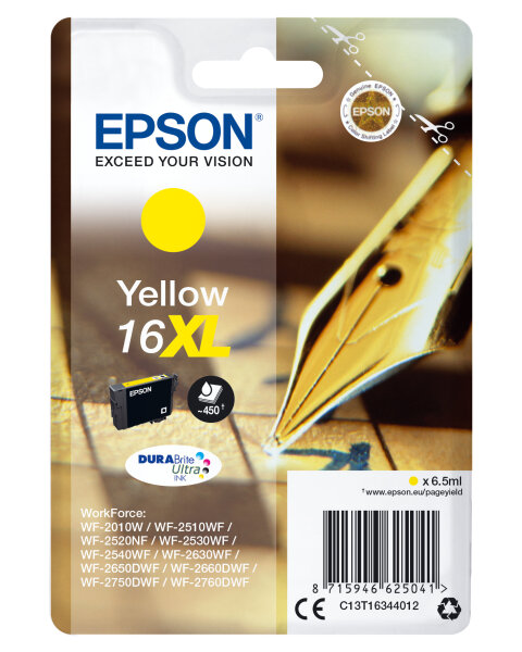 Patrone Epson 16 yellow XL  T1634