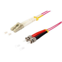 Lindy 46353 InfiniBand/Glasfaserkabel 5 m LC ST Pink