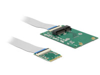 DELOCK Konverter M.2 Key A+E -> Mini PCIe Slot m. fle