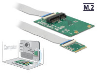 DELOCK Konverter M.2 Key A+E -> Mini PCIe Slot m. fle