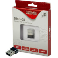 Inter-Tech Wi-Fi 4 USB Adapter DMG-08 WiFi+BTS 4...