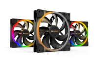be quiet! Light Wings 140mm PWM Triple Set ARGB RGB LED...