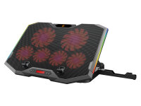 CONCEPTRONIC 6-Fan USB-A2.0 Laptop-Kühlpad 30Kg RGB...