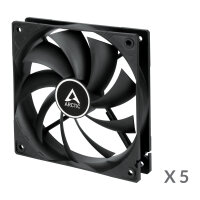 Arctic F12 120mm 5er Pack Case Fan 5 Stück...