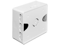 DELOCK Keystone Aufputzsgehäuse weiß