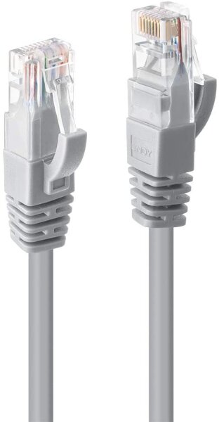 LINDY Patchkabel Cat6 U/UTP grau 2.00m