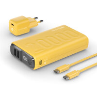 RealPower Powerbank PB-20000 Set       gelb        20.000mAh