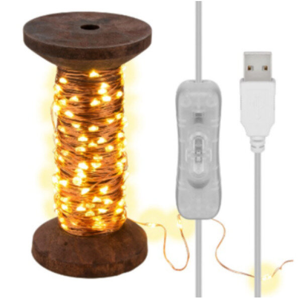 Goobay Lichterkette Garnspule