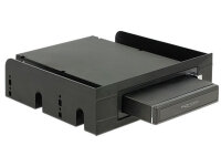 DELOCK Wechselrahmen 1x 2,5" SATA HDD in 3.5" oder 5.25" Sch