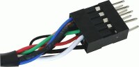 DeLOCK FW4006pin 16cm schwarz