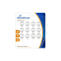 MediaRange Batterie Knopfzelle-Set Lithium 12Stk.