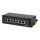 Logilink Patchpanel Cat.6A Tisch/Wand 8-port, Schwarz