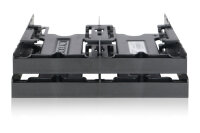 Einbaurahmen IcyDock  4x6,3cm HDD/SSD für externen 5,25"