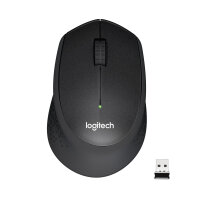 Logitech M330 Silent Plus Wireless Mouse Black 1000dpi 3...