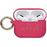 Guess Silicone Cover Rosa / Pink für AirPods 1 & 2
