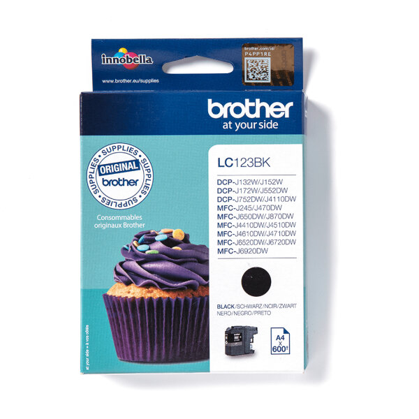 Patrone Brother LC-123BK MFC-J4510DW