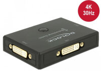 DELOCK Umschalter DVI 2-1 bidirektional 4K 30Hz