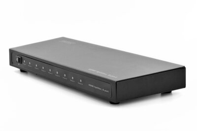 DIGITUS Splitter HDMI 1x8               225MHz 3D schwarz