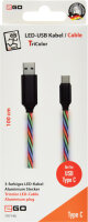 2GO USB Datenkabel "Tricolor" LED-Beleucht....