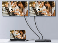 Equip HDMI2.0 2-Port Splitter Ultra Slim 4K/ 60Hz    schwarz