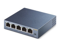 TP-Link TL-SG105 5-Port RJ45 10/100/1000Mbps Switch Metall Gehäuse