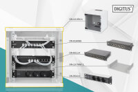 Digitus Netzwerk-Set 254 mm (10") - 6HE, 312 x 300...