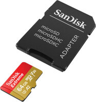 64GB SanDisk Extreme microSDXC