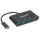 Manhattan USB-C 3.1 Gen 1 Typ C-Hub, 4 USB Typ A-Ports, Stromversorgung über USB