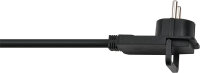 Brennenstuhl Comfort-Line Plus mit Schalter 4-fach Schuko mit Flachstecker Schalter schwarz