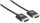 Manhattan Ultradünnes High Speed HDMI-Kabel mit Ethernet-Kanal, HEC, ARC, 3D, 4K, HDMI-Stecker auf HDMI-Stecker, geschirmt, schwarz, 1,8 m