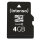 SD MicroSD Card  4GB Intenso Class10 inkl. SD Adapter