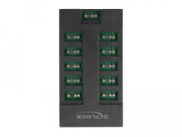 DELOCK RGB Hub für ARGB LEDs mit 10 Ports