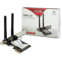 Inter-Tech PowerOn DMG-33 PCIe x1 2.4GHz/5GHz WLAN Card...