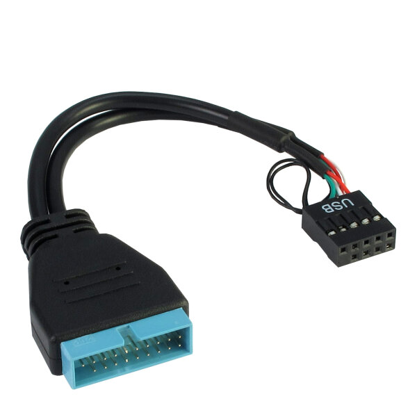 Inter-Tech Adapter USB USB 3.0 auf USB 2.0 9Pin