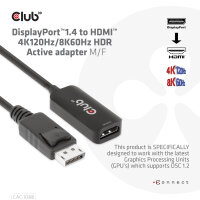 Club3D Adapter DisplayPort 1.4 > HDMI      HDR 8K60Hz...