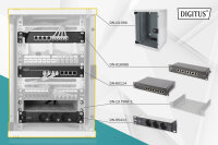 Digitus Netzwerk-Set 254 mm (10") - 9HE, 312 x 300...