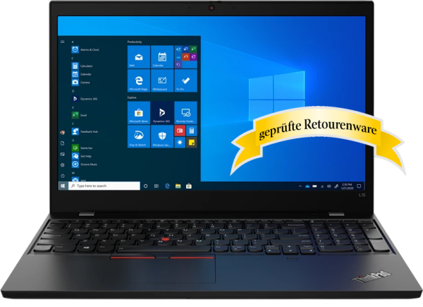 39.6cm (15.6") Lenovo L15 G2 Intel Core 5 11th Generation 8GB DDR4 RAM 256GB M.2 SSD Intel UHD Grafik W11Pro Sonderware