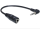 DELOCK Klinkekabel 3,5mm -> 2,5mm 90° Bu/St 0.14m