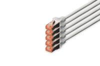 Digitus CAT 6 S/FTP Patchkabel, 5 Stück