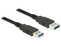 DELOCK USB Kabel USB3.0 A -> A St/St 2.00m schwarz