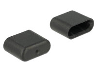 DELOCK Staubschutz USB TypC schwarz 10 Stück