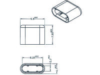 DELOCK Staubschutz USB TypC schwarz 10 Stück