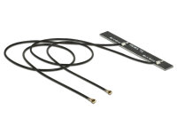 DELOCK WL-Antenne 2x MHF 5dBi intern Klebemontage