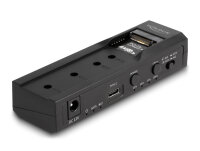 DELOCK USB-C Konverter für 1x M.2 NVMe SSD + 1x SATA...
