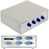 DELOCK D-Sub9 Switch 4 Eingänge -> 1 Ausgang