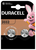Duracell Batterie Knopfzelle CR2032 3.0V Lithium        2St.